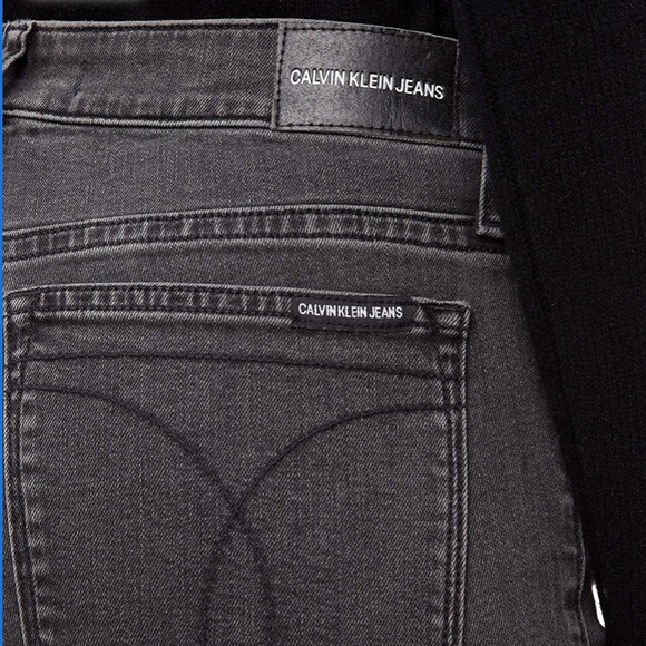 Calvin Klein Jeans Mid Rise Skinny Grey W28 x L32 NWT - Picture 5 of 7